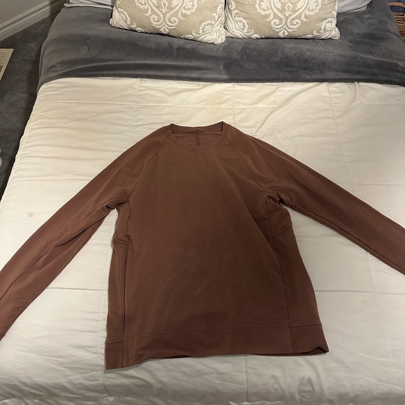 Lulu Lemon Brown Crewneck. - Picture 1 of 4